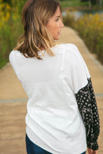 Boho Paisley Double Pocket Button Down Top