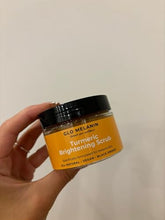 GLO Melanin Turmeric Scrub for Dark Spots, Brightening Inner Thighs Bikini Area Underarms, Natural Exfoliating Face