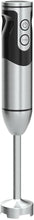 MegaWise Stainless Steel Titanium Reinforced 3-in-1 Immersion Hand Blender, Powerful with 80% Sharper Blades, 12-Speed Corded Blender, Including Whisk and Milk Frother (3-in 1 Black)