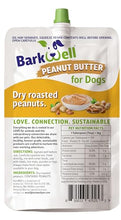 BarkWell Peanut Butter Squeeze - 8oz Pouch All-Natural Dog Peanut Butter, Sourced and Made in The USA Grain Free Dog Treat 100% Natural, Lick mat Topper, Puzzle Toy Fill