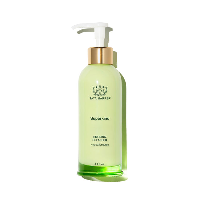Tata Harper Superkind Refining Cleanser, Gentle Exfoliating Cleanser for Sensitive Skin, Hypoallergenic Skincare, Fragrance Free, Natural Skincare, Dermatologist Tested, Vegan, 125ml