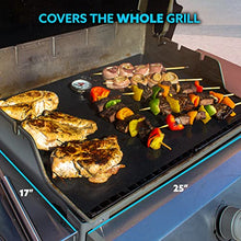 Kona XL Best Grill Mat - BBQ Grill Mat Covers The Entire Grill - Premium Non-Stick 25"x17"