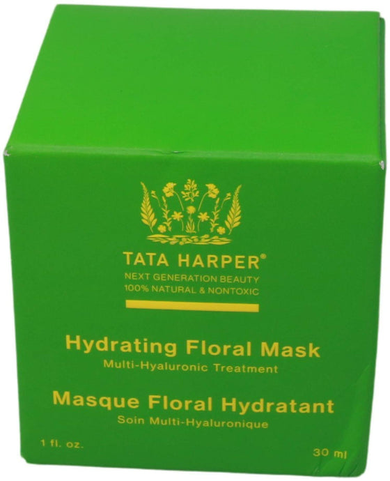Tata Harper Hydrating Floral Face Mask, Multi-Hyaluronic Acid Redness Reducing Mask, 30ml