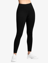 THE GYM PEOPLE Women's High Waist Workout Legging Soft Tummy Control Squat Proof Yoga Running Pants Black