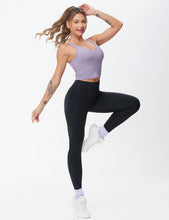 THE GYM PEOPLE Women's High Waist Yoga Pants Buttery Soft Stretchy Tummy Control Workout Athletic Leggings with Pockets Black