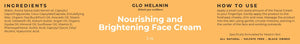 Glo Melanin Nourishing Face Cream - Illuminate Your Skin with Nourishing Cream for Face - Radiant Glow and Renewal with Face Cream (2 Oz)