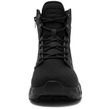 LARNMERN Non Slip Mens Boots Slip Resistant Shoes Air Cushion Side Zipper Casual Comfort Botas Militares Hombre Zapatos de Trabajo Black 12