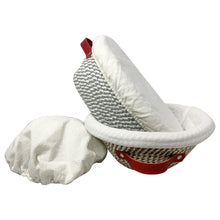 Banneton Bread Proofing Basket Set, Cotton Rope Sourdough Starter Kit, Oval and Round Bread Basket with Liners & Covers for Artisan Bread Baking, Sourdough Bread Baking Supplies(9&10 inch set of 2)