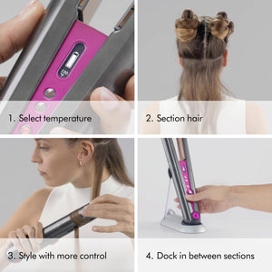 Special Edition Dyson Corrale™ Styler Straightener in Strawberry Bronze and Blush Pink with Dyson-Designed Presentation case