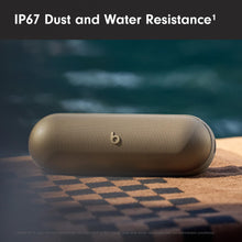 Beats Pill - Bluetooth Speaker and Portable Wireless Charger via USB-C - Up to 24 Hours Battery Life, IP67 Water Resistant, Apple & Android Compatible, Built-in Microphone – Campagne Gold (Renewed)