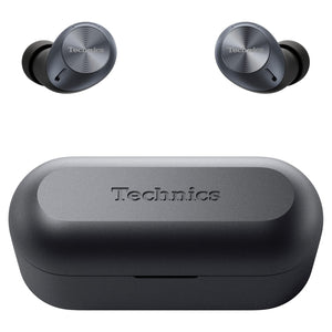 Technics True Wireless Multipoint Bluetooth Earbuds with Microphone, HiFi, Clear Calls, Long Battery Life, Lightweight Comfort Fit, Alexa Built In, EAH-AZ40-K (Black)