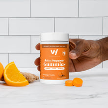 VitaHustle Turmeric Ginger Gummies for Inflammation, Joint Flexibility, Muscle Recovery, Low Sugar, Vegan, Gluten Free, Non GMO, Orange Flavor, 50 Count