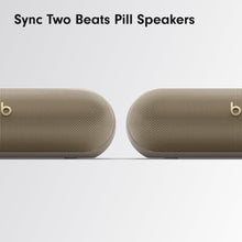 Beats Pill - Bluetooth Speaker and Portable Wireless Charger via USB-C - Up to 24 Hours Battery Life, IP67 Water Resistant, Apple & Android Compatible, Built-in Microphone – Campagne Gold (Renewed)