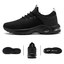 LARNMERN Steel Toe Shoes Men Waterproof Work Sneakers Slip On Lightweight Safety Comfortable Construction Air Shoe (11.5 Men, Black)