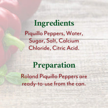 Roland Foods Whole Red Piquillo Peppers, Specialty Imported Food, 5 Lb 8 Oz Can