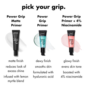 e.l.f. Power Grip Matte Primer, Gel-Based & Hydrating Face Primer For Smoothing Skin & Gripping Makeup, Moisturizes & Primes, Vegan & Cruelty-Free
