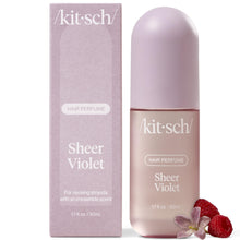 Kitsch Sheer Violet Hair Perfume For Women - Clean, Deodorizing, and Patented Odor-Eliminating Technology, Body Mist - Freshen Hair, Body & Pillows - Fruity Raspberry, Violet & Soft Musk Scent - 50ml