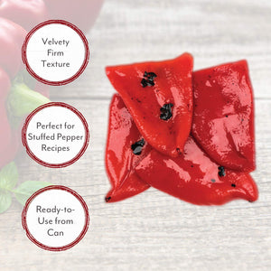 Roland Foods Whole Red Piquillo Peppers, Specialty Imported Food, 5 Lb 8 Oz Can