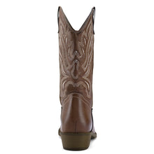 mysoft Women's Western Cowboy Boots Embroidered Mid-Calf Pointed Toe Cowgirl Boot, Available for Regular and Wide Calf