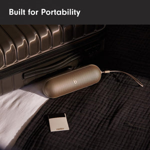Beats Pill - Bluetooth Speaker and Portable Wireless Charger via USB-C - Up to 24 Hours Battery Life, IP67 Water Resistant, Apple & Android Compatible, Built-in Microphone – Campagne Gold (Renewed)