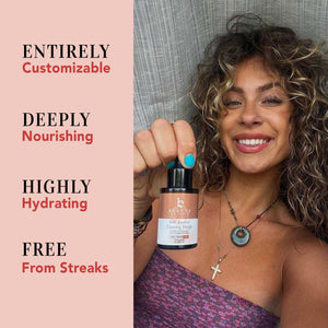 Self Tanning Drops for Face - USA Made with Organic & Natural Ingredients, Ultra Dark Face Tanning Drops to Add to Moisturizer, Self Tanner for Sunless Fake Tan & Natural Glow, Cruelty & Toxin Free