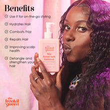 The Frontal Queen Curl Detangler, Moisturizing Curl Softener and Knot Remover - Frizz-Free, Smooth Curls Mist for Lightweight & Effortless Enhancement - 8.5 Fl oz