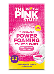 Stardrops - The Pink Stuff - The Miracle Power Foaming Toilet Cleaner - 2 Treatments - Self Activating Pink Foam