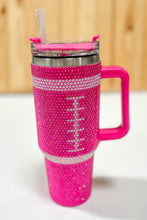 Pink Football Insulated 40oz. Tumbler with Straw