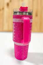 Pink Football Insulated 40oz. Tumbler with Straw