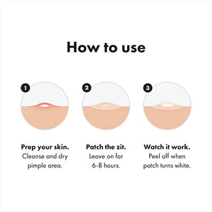 Mighty Patch Original from Hero Cosmetics - Hydrocolloid Acne Pimple Patch for Covering Zits and Blemishes, Spot Stickers for Face and Skin, Vegan-friendly and Not Tested on Animals (72 Count)