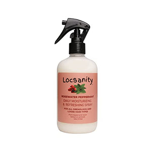 Locsanity Rosewater Peppermint Loccare Bundle Dreadlock, Sisterlocks, Microlocks, Locs Fine Mist