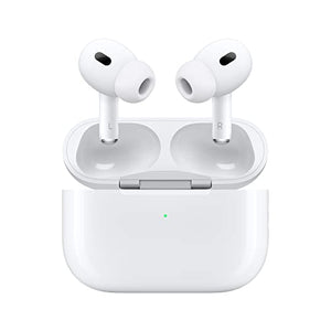 Apple AirPods Pro (2nd Gen) Wireless Earbuds, Up to 2X More Active Noise Cancelling, Adaptive Transparency, Personalized Spatial Audio MagSafe Charging Case (USB-C) Bluetooth Headphones for iPhone