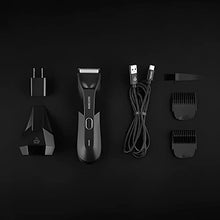 MANSCAPED® Electric Groin Hair Trimmer, The Lawn Mower™ 4.0, Replaceable SkinSafe™ Ceramic Blade Heads, Waterproof Wet/Dry Clippers, Rechargeable, Wireless Charging, Ultimate Male Hygiene Razor