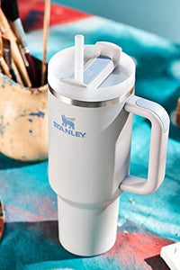 Stanley Quencher H2.0 FlowState Stainless Steel Vacuum Insulated Tumbler with Lid and Straw for Water, Iced Tea or Coffee, Smoothie and More, Fog, 40 oz