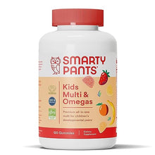 SmartyPants Kids Formula Daily Gummy Multivitamin: Vitamin C, D3, and Zinc for Immunity, Gluten Free, Omega 3 Fish Oil (DHA/EPA), Vitamin B6, Methyl B12, 120 Count (30 Day Supply)