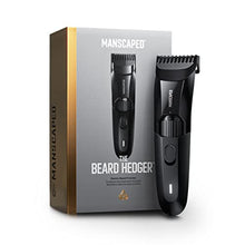 MANSCAPED® The Beard Hedger™ Premium Men's Beard Trimmer & The Handyman™ Compact Face Shaver with Long-Hair Leveler & Foil Blades