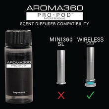 Aroma360 - Wireless Pro Essential Oil Diffuser - 600 sq ft Coverage - Cordless & Portable with Remote - Aromatherapy Scent Diffuser - Home, Spa, Office & Business - Air Freshener - Midnight Black