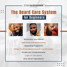 Evan Alexander Grooming MY Beginner’s Beard Kit - Hydrates and Moisturizes - Beard Growth Kit - Simple and Easy Beard Grooming Set - Personal Hygiene Products for Men - Great Fragrance