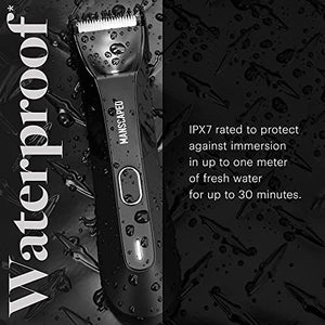 MANSCAPED® The Handyman™ & The Lawn Mower™ 4.0 - Men's Compact Face Shaver with Dual-Action SkinSafe™ Blade Head and Electric Groin & Body Hair Trimmer