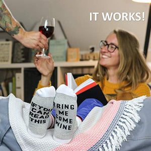 The ONLY GIFT WORTH GIVING WINE GIFTS FOR WOMEN - Wine Accessories Mothers Day Gifts for Mom. If You Can Read This Bring Me Some Wine