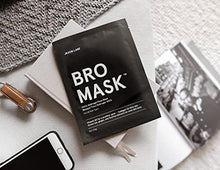 BRO MASK: Korean Face Mask for Men | 2 Pc. Hydrating Anti Aging Sheet Masks Contains Vitamin C, Vitamin E, Hyaluronic Acid, Hydrolyzed Collagen for Face Care & Acne Treatment by Jaxon Lane (4 Pack)