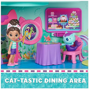 Gabby's Dollhouse, Gabby Cat Friend Ship, Cruise Ship Toy with 2 Toy Figures, Surprise Toys & Dollhouse Accessories, Kids Toys for Girls & Boys 3+