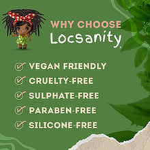 Locsanity Daily Moisturizing Refreshing Spray for Locs, Dreadlocks - Rose Water and Peppermint Hair Scalp Moisturizer, Dreadlock Spray - Natural Loc Care and Maintenance (8oz)