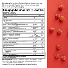 SmartyPants Kids Formula Daily Gummy Multivitamin: Vitamin C, D3, and Zinc for Immunity, Gluten Free, Omega 3 Fish Oil (DHA/EPA), Vitamin B6, Methyl B12, 120 Count (30 Day Supply)