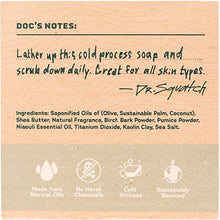 Dr. Squatch All Natural Bar Soap for Men with Medium Grit - Birchwood Breeze