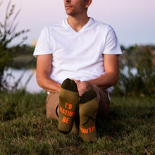 I'd Rather Be Hunting Socks for Men who Love to Hunt - Funny Gifts for Hunters